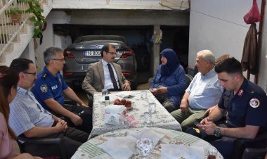 Kaymakam Güldoğan’dan Şehit Ailesine Ziyaret