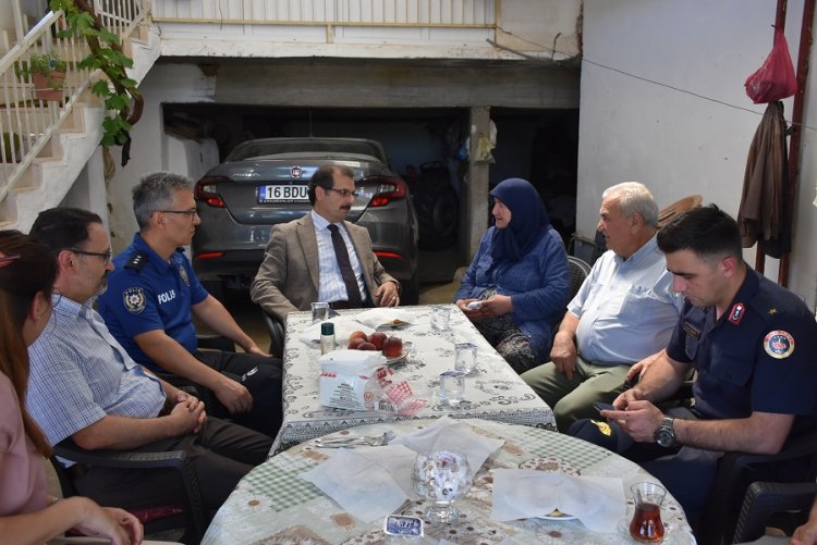 Kaymakam Güldoğan’dan Şehit Ailesine Ziyaret