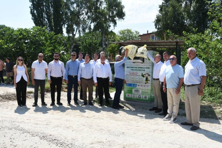 Salihli’de Tarım İlacı Ambalaj Atıkları İçin Geri Dönüşüm Noktaları Hizmete Açıldı