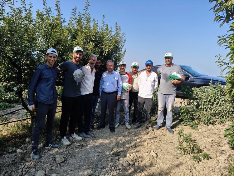 Başkan Mazlum Nurlu Güne Erik Hasadıyla Başladı