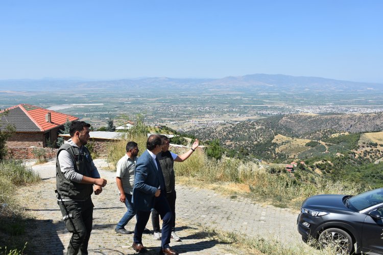 Kaymakam Ali Güldoğan’dan Allahdiyen Yangın Gözetleme Kulesi’ne Ziyaret