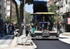 Salihli’de 3,5 Kilometrelik Güzergâhta Asfalt ve Kaldırım Çalışmaları Sürüyor