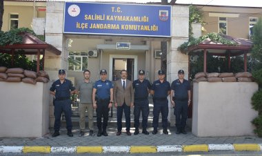 Kaymakam Ali Güldoğan’dan Salihli İlçe Jandarma Komutanlığı’na Ziyaret