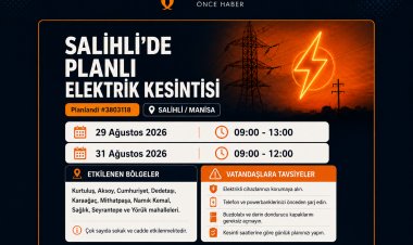 Salihli’de Planlı Elektrik Kesintileri: Çok Sayıda Mahalle Etkilenecek
