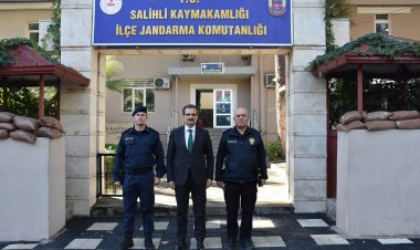 Kaymakam Güldoğan’dan İlçe Jandarma Komutanlığı’na Ziyaret