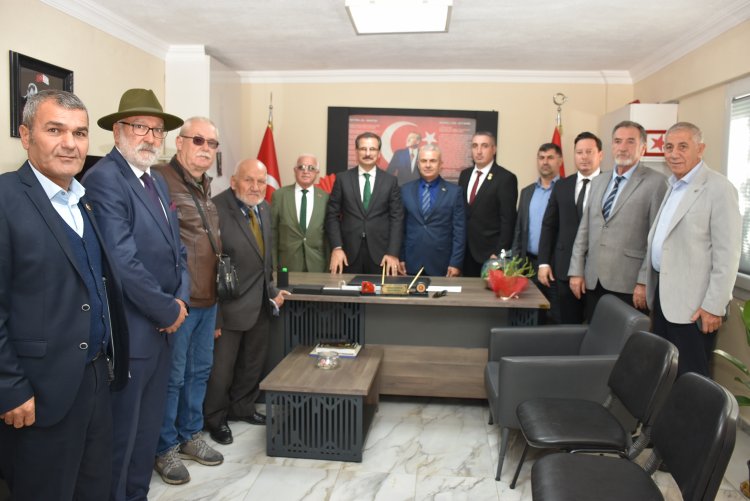 Kaymakam Güldoğan’dan Muhtarlar Derneği’ne Ziyaret
